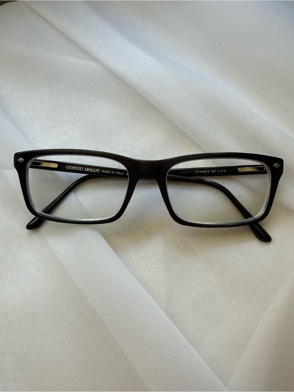 Giorgio Armani AR7036 5001 Frames of Life Eyeglasses Black 55-17-145 Italy